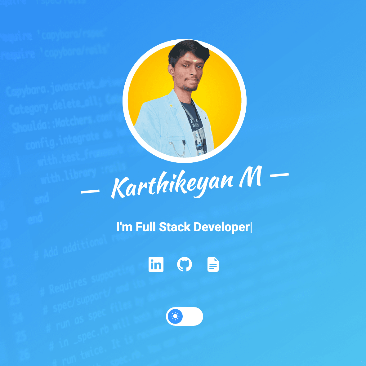Developer Portfolio